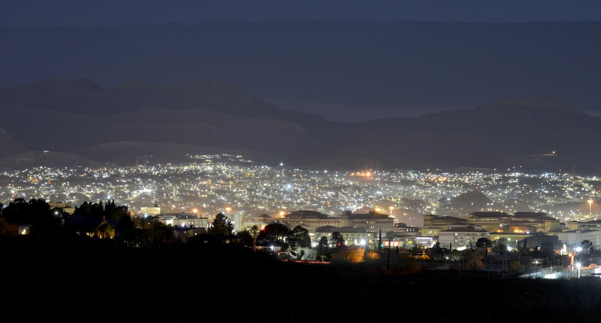 A city at night — El Paso, TX
